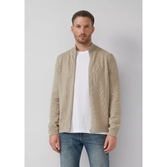 S.OLIVER COTTON CARDIGAN BEIGE