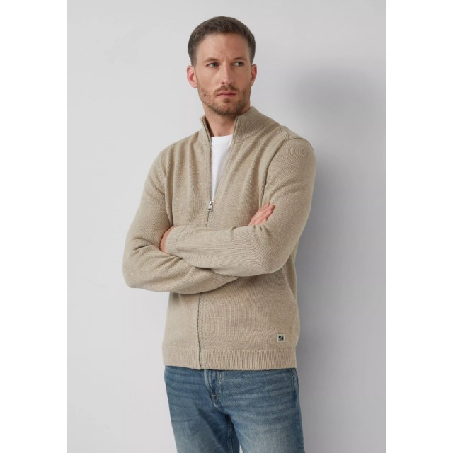 S.OLIVER COTTON CARDIGAN BEIGE