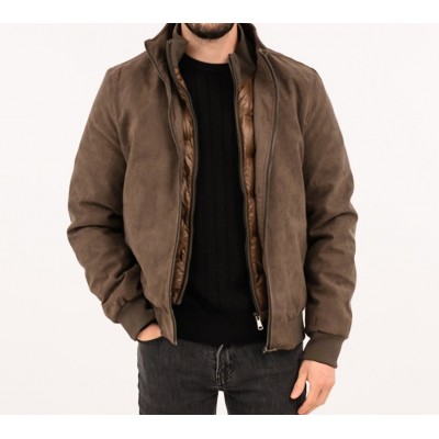 LEXTON BOMBER JACKET BROWN