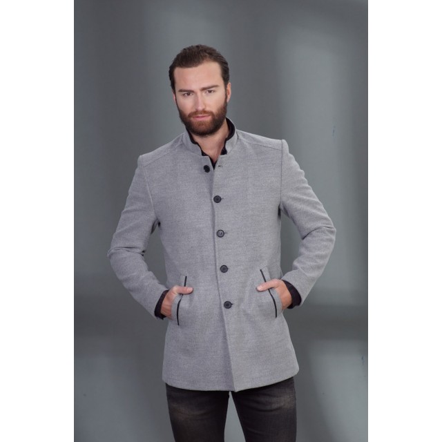 MASSIMO Παλτό μάο Γκρί