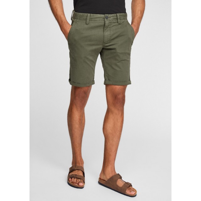 S.OLIVER Chino Βερμούδα Χακί